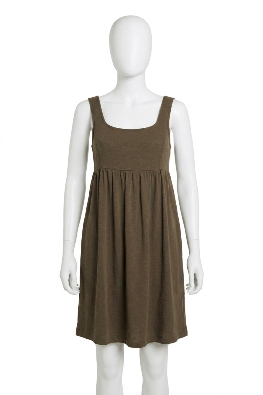 NEW NATION LTD kitty baby doll mini dress in espresso